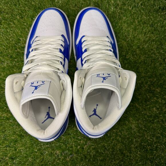 Size 11W (9.5M) | Air Jordan 1 Mid 'Kentucky Blue' BQ6472-104 - Picture 4 of 11